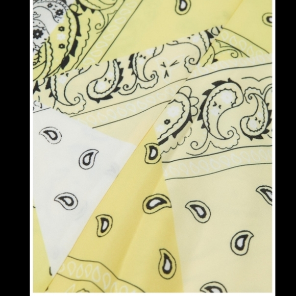 Staud Patchwork Bandana Canary Mini Dress (Size 4) - Picture 4 of 6